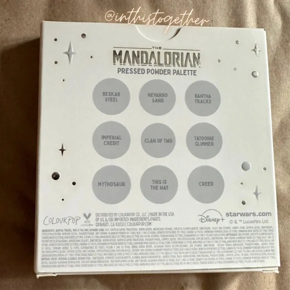 ✨24HR SALE!✨ Star Wars x Colourpop The Mandalorian Palette - 🔥 Last 1! - Picture 4 of 8